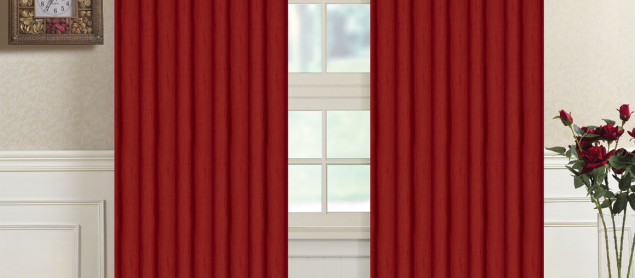 Beautiful Red And Grey Curtains Uk